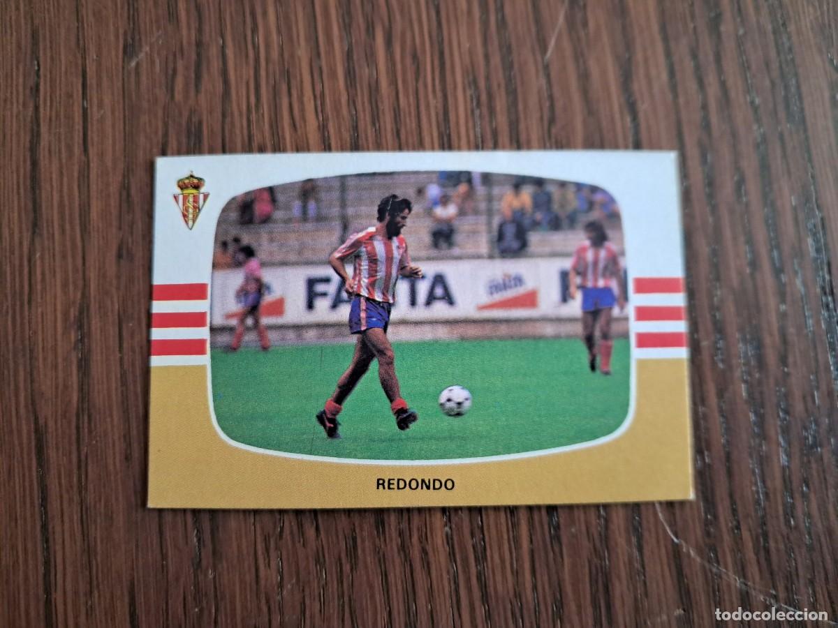 Fu&szlig;ball-Sticker: cromo de futbol de cromos Cano, campeonato de liga 84/85, Redondo, Sporting de Gij&oacute;n, sin pegar.