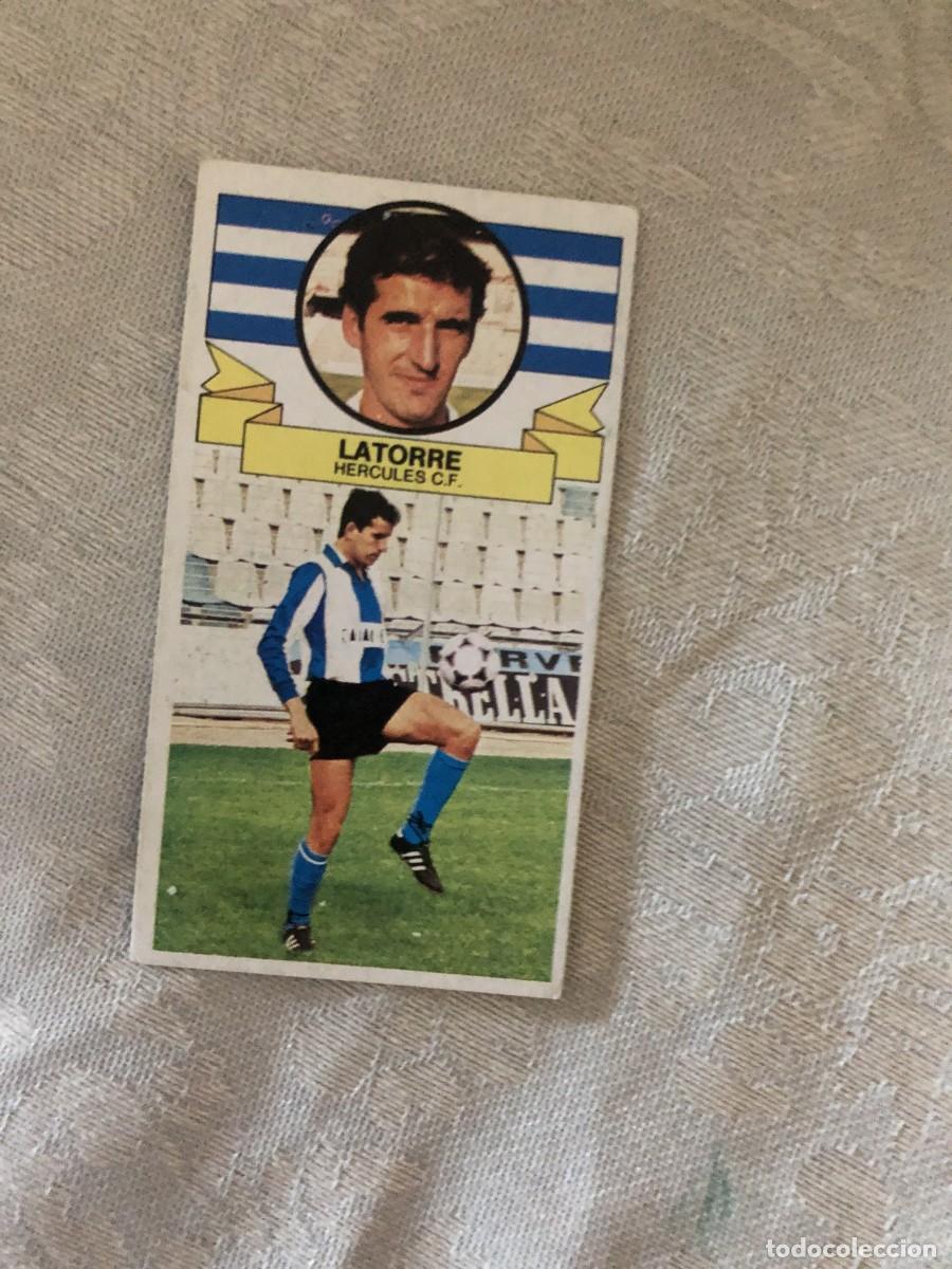 Fu&szlig;ball-Sticker: LATORRE H&Eacute;RCULES NUNCA PEGADO ED ESTE 85 86 CROMO FUTBOL LIGA 1985 1986