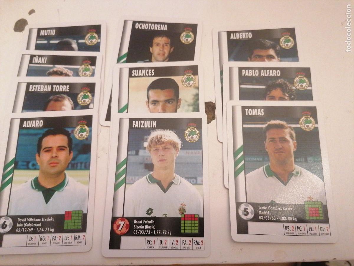 Figurine di Calcio: CROMOS-CARDS - SUPER GOL -MARCA -racing de santander