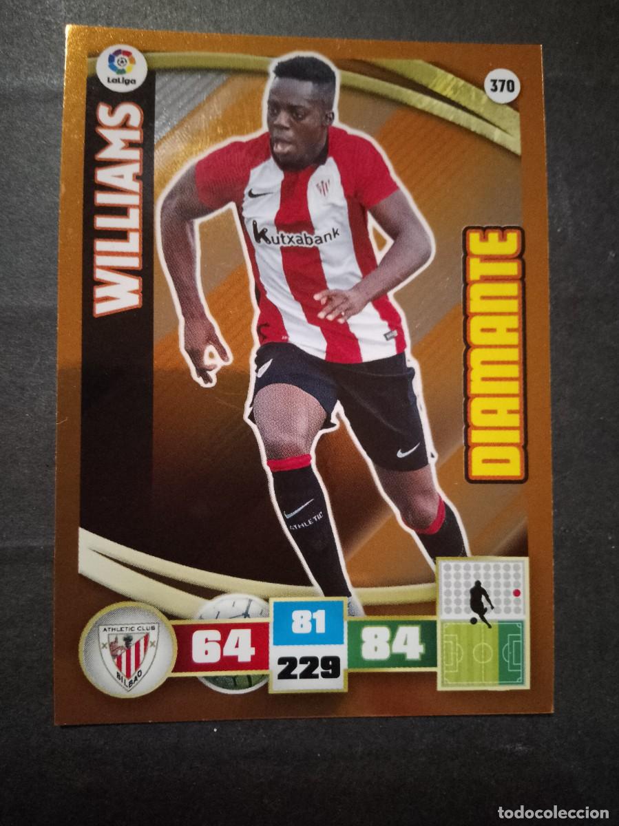 Cromos de Futebol: 370 WILLIAMS DIAMANTE ATHLETIC DE BILBAO 15 16 ADRENALYN XL 2015 2016 PANINI