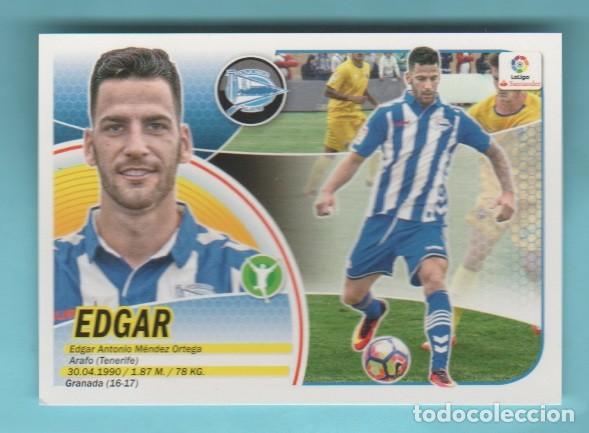 Cromos de f&uacute;tbol: EDICIONES ESTE 2016 2017 D ALAVES 14 B EDGAR 16-17 - Foto 1