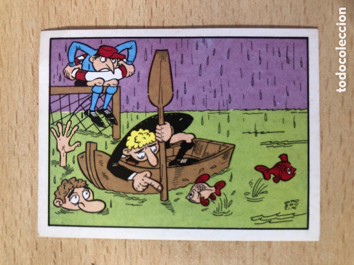 Cartes &agrave; collectionner de Football: # 417 Campo Impracticable F&uacute;tbol 84 Panini sin pegar excelente estado