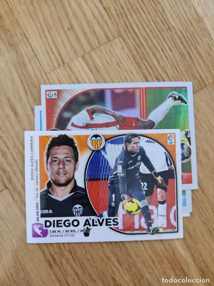 Fu&szlig;ball-Sticker: diego alvaes alencia este 2014 2015 14 15 sin pegar