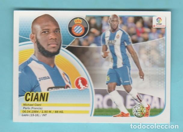 Cromos de f&uacute;tbol: EDICIONES ESTE 2016 2017 RCD ESPANYOL 4 CIANI 16-17 - Foto 1