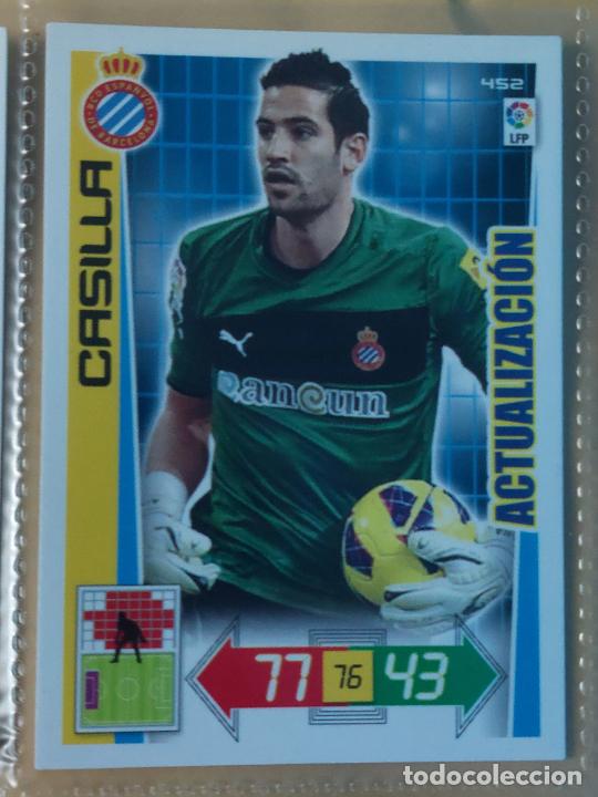 Figurine di Calcio: FICHA N&ordm; 452 CASILLA - ADRENALYN 12 13 - PANINI 2012 -13 - CROMO - ACTUALIZACION