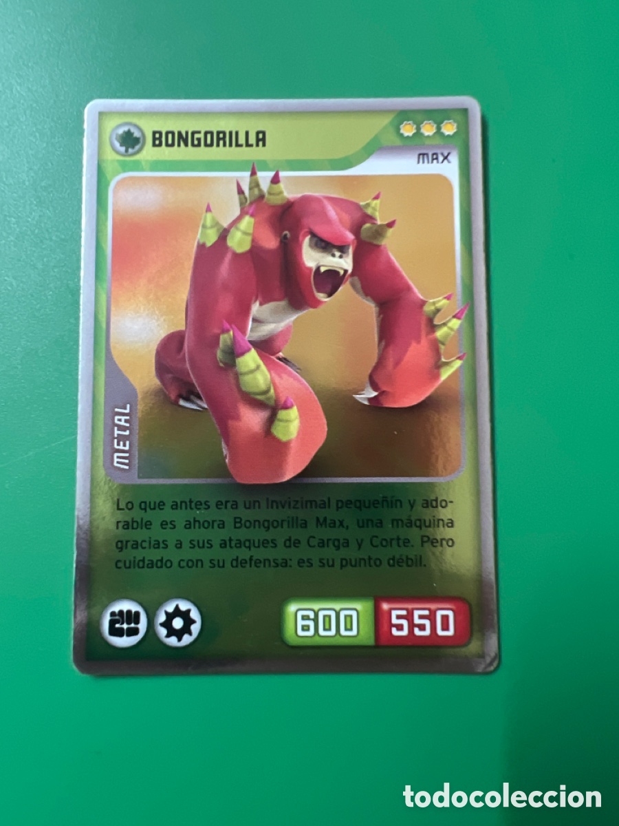 Cromos de Futebol: C1267. INVIZIMALS DESAFIOS OCULTOS 150 BONGORILLA MAX **METAL**