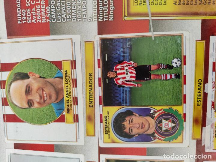 Cromos de f&uacute;tbol: estefano logro&ntilde;es este 1996 1997 96 97 recortado - Foto 1