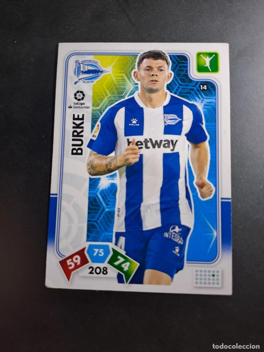 Figurine di Calcio: ADRENALYN XL BURKE 14 ALAVES CROMO LIGA 19 20 2019 2020 PANINI