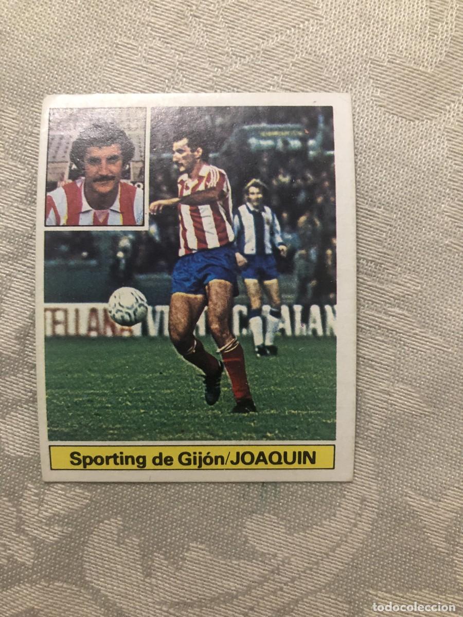 Cromos de f&uacute;tbol: JOAQU&Iacute;N SPORTING ESTE 81 82 1981 1982 - Foto 1
