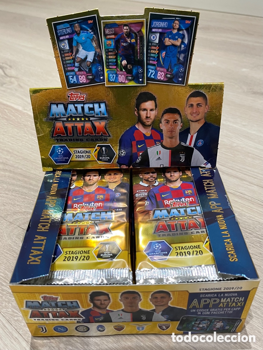 Cromos de F&uacute;tbol: Caja Topps Match Attax 2019-20 2019 2020