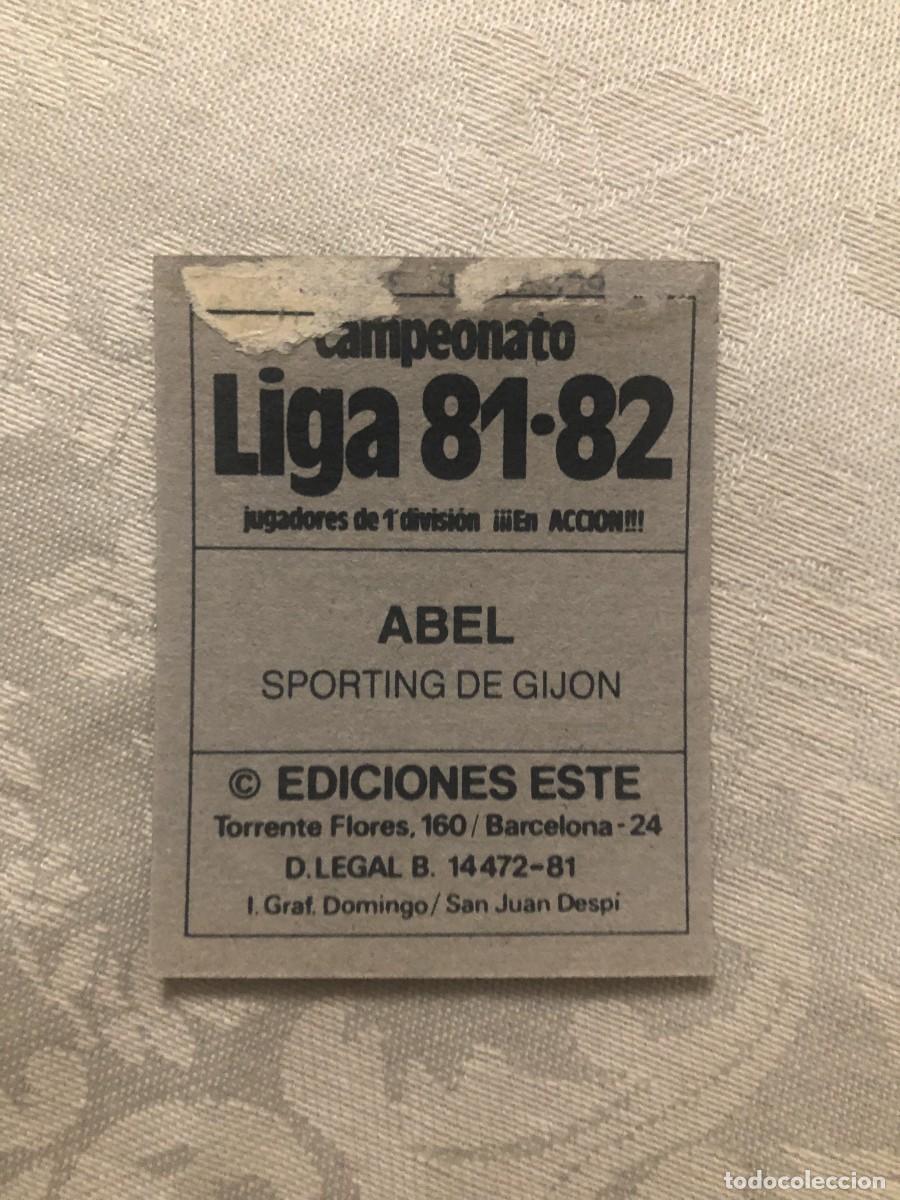 Cromos de f&uacute;tbol: ABEL SPORTING ESTE 81 82 1981 1982 - Foto 2