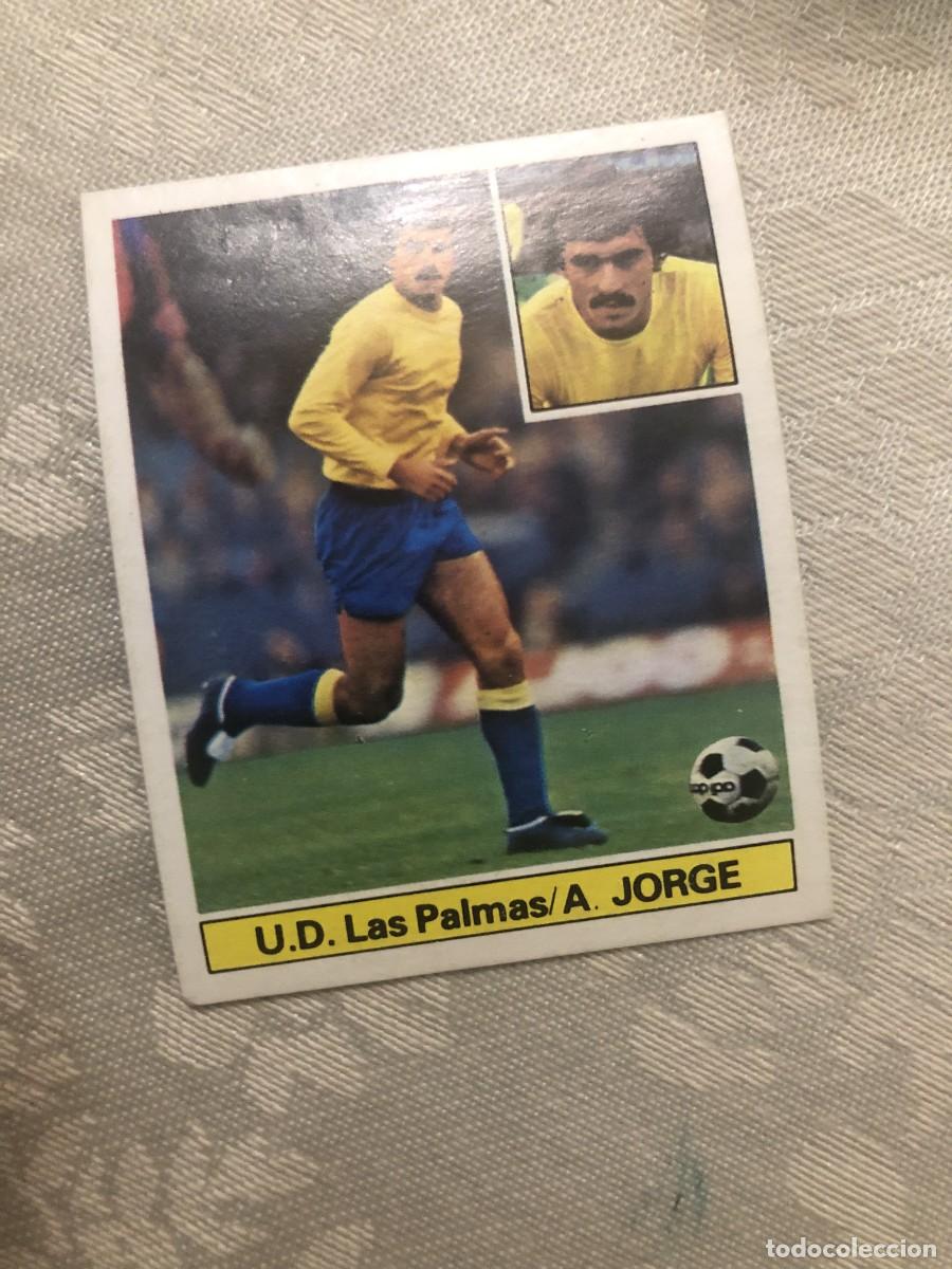 Cromos de f&uacute;tbol: JORGE LAS PALMAS ESTE 81 82 1981 1982 - Foto 1