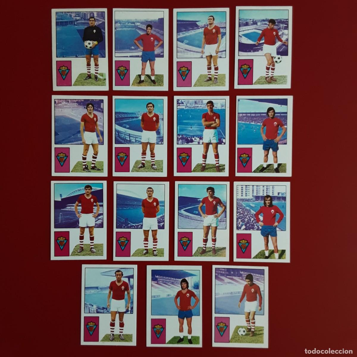Cromos de F&uacute;tbol: LOTE 15 CROMOS DIFERENTES MURCIA LIGA 1974 1975 FHER