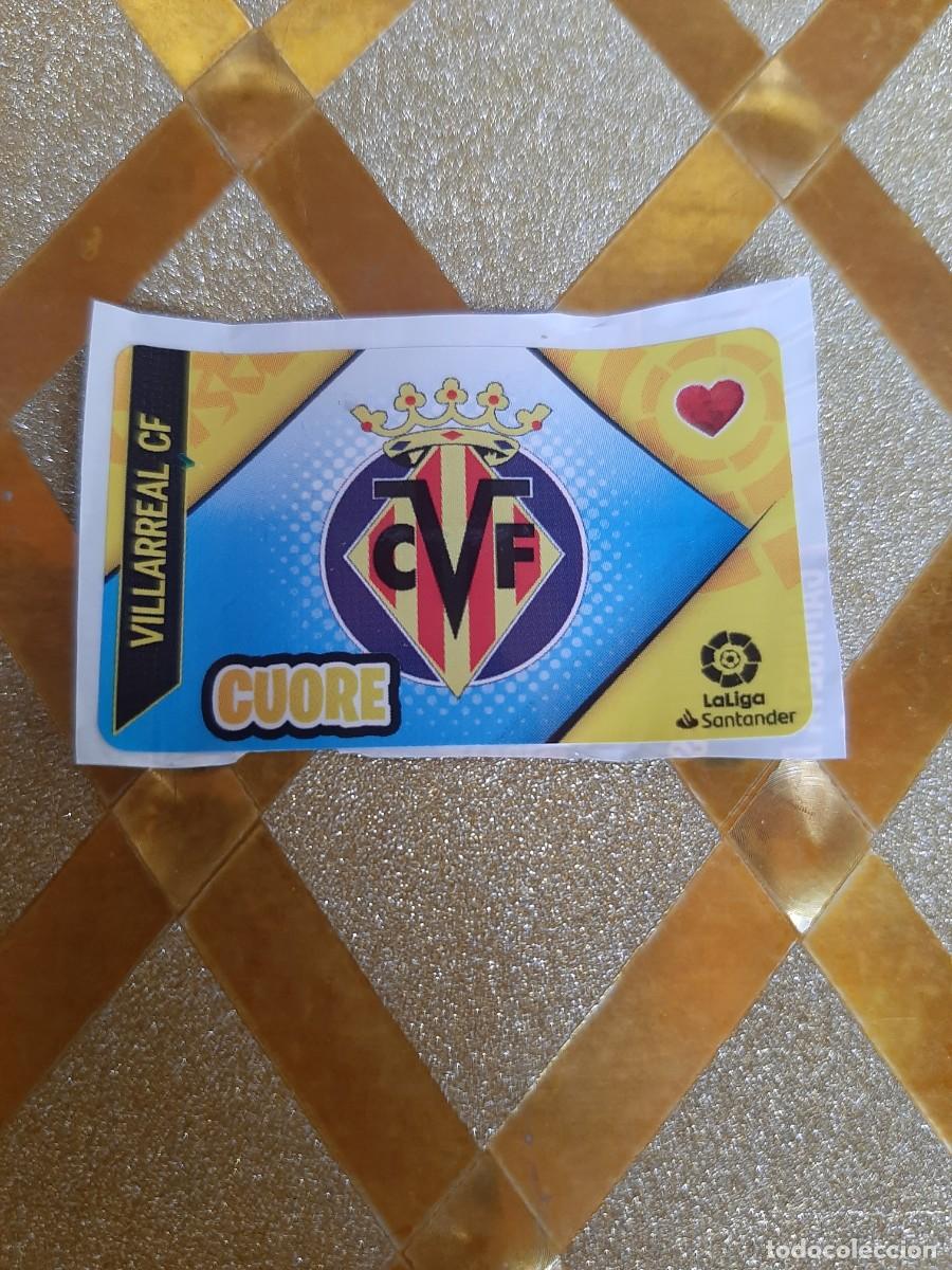 Cromos de F&uacute;tbol: CROMO DE FUTBOL DE CHICLE LIGA VILLARREAL ESCUDO CUORE 2022 2023 PANINI !