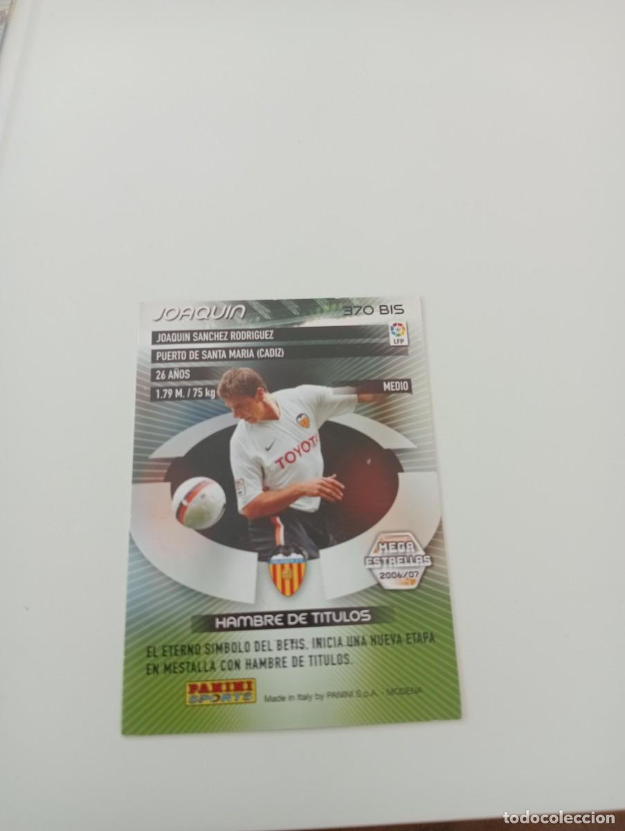 Cromos de f&uacute;tbol: JOAQUIN 370 BIS MEGACRACKS 2006 - Foto 2