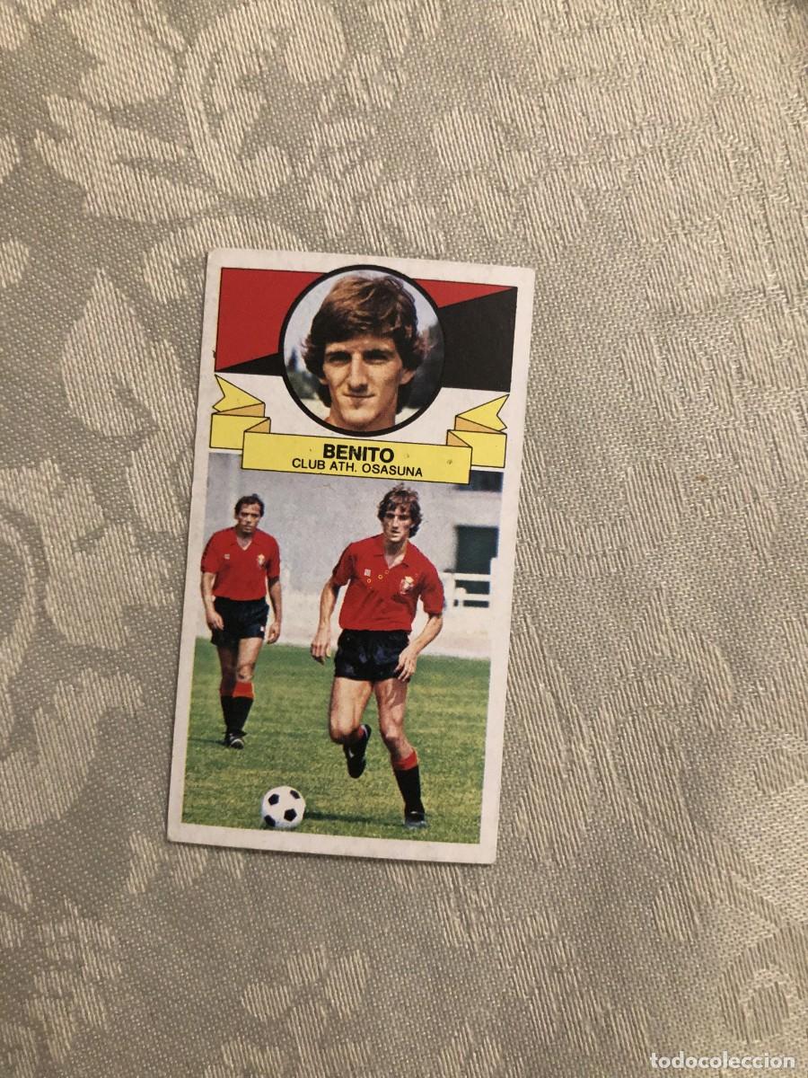 Cromos de f&uacute;tbol: BENITO OSASUNA NUNCA PEGADO EDICIONES ESTE 85-86 - Foto 1