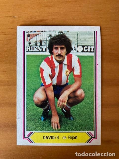 Cromos de f&uacute;tbol: DAVID SPORTING DE GIJON 80-81 ESTE SIN PEGAR - Foto 1