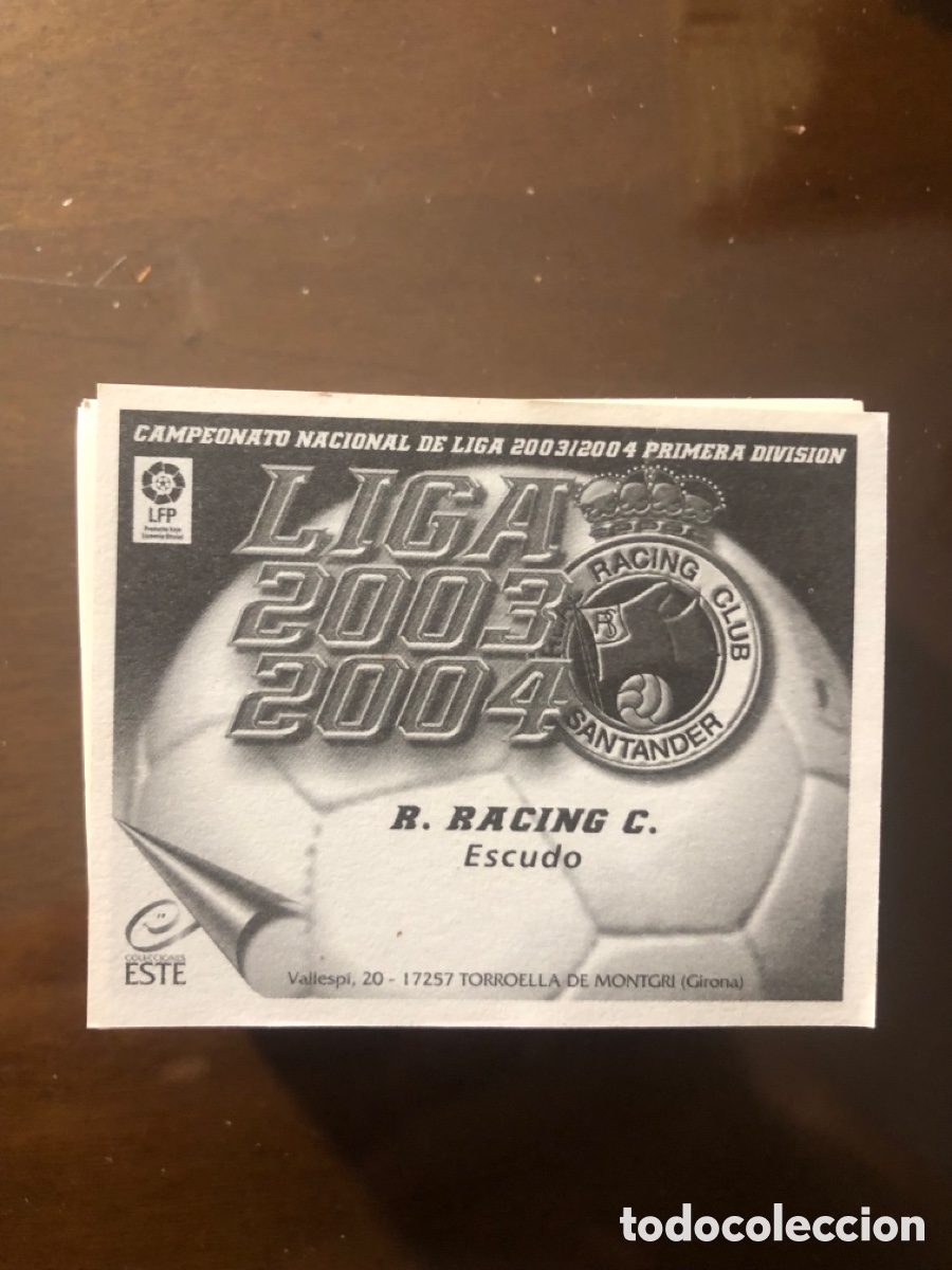 Cromos de f&uacute;tbol: Racing de Santander--20 cromos Ediciones ESTE 2003-04 - Foto 2