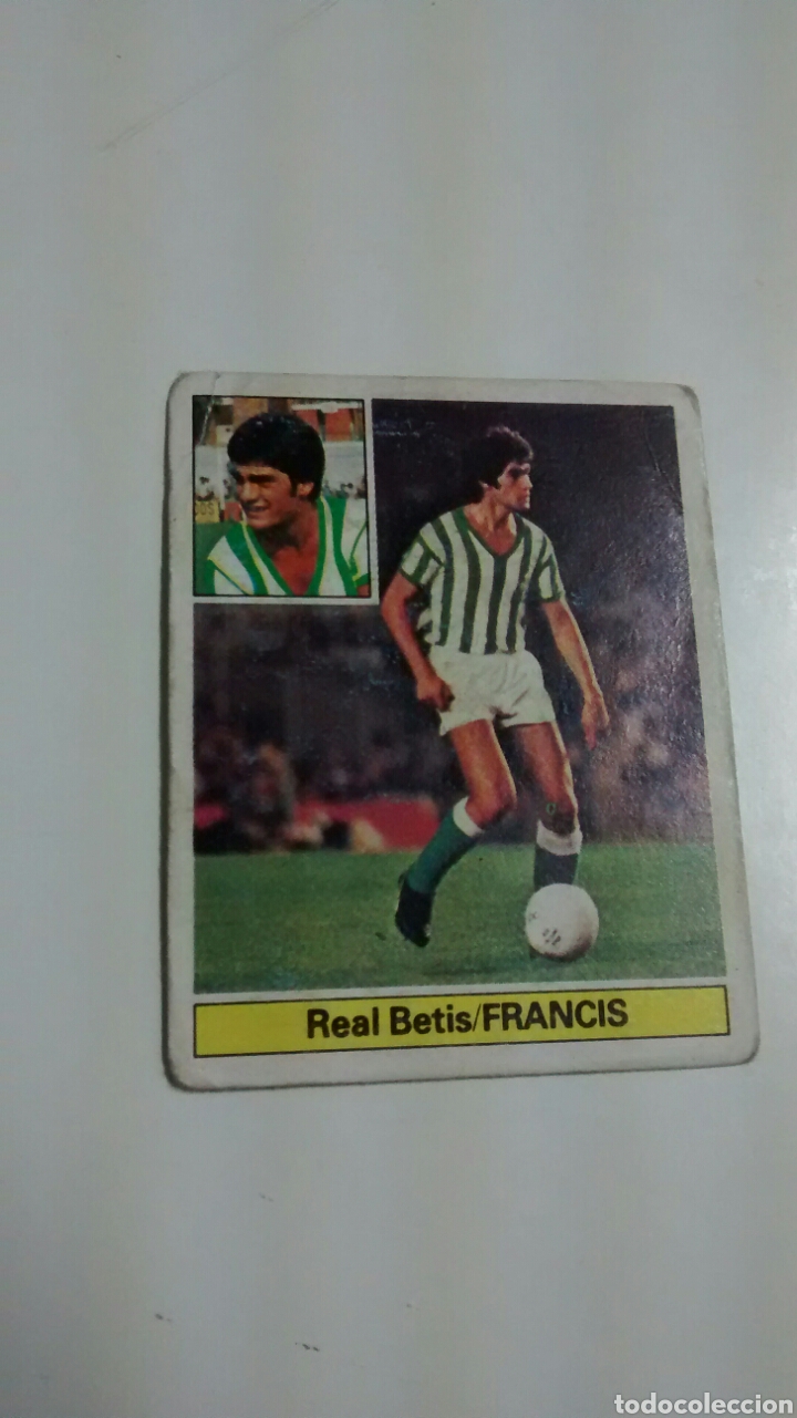 Cromos de f&uacute;tbol: 81 82 1981 1982 ESTE FRANCIS - Foto 1
