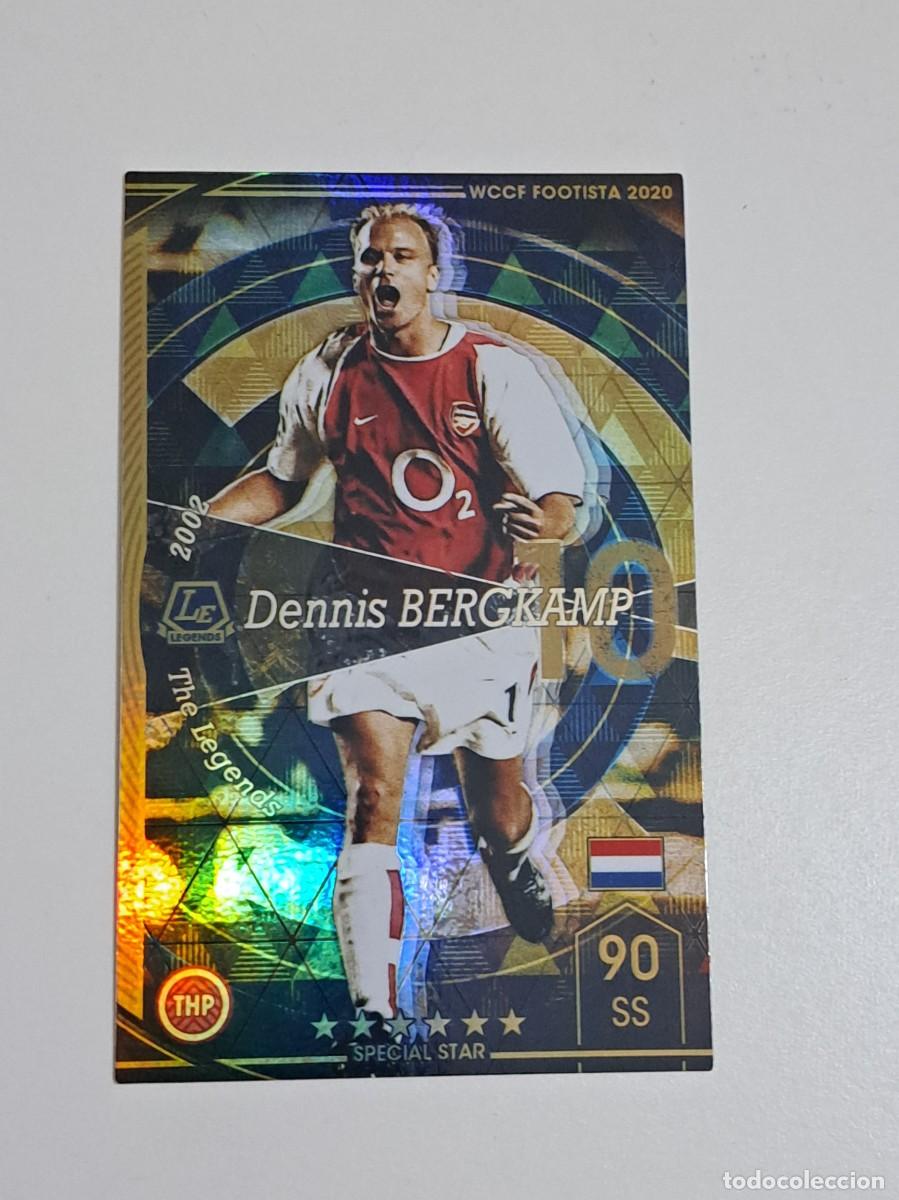 Cromos de F&uacute;tbol: CROMO CARD WCCF FOOTISTA 2020 PANINI JAP&Oacute;N ARSENAL FC DENNIS BERGKAMP THE LEGENDS 2002 SPECIAL STAR