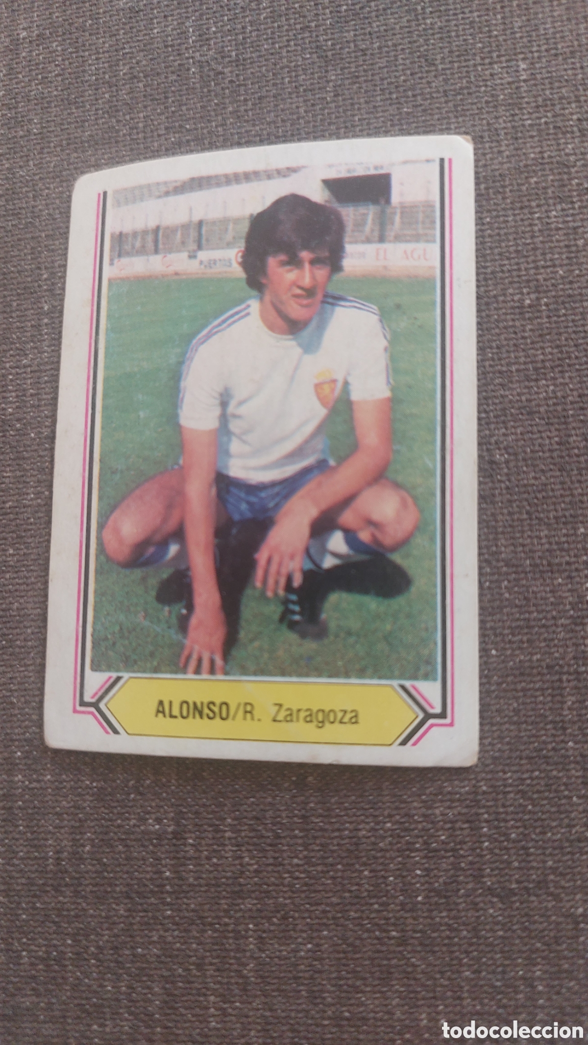 Cromos de f&uacute;tbol: Alonso sin pegar zaragoza 80/81 - Foto 1