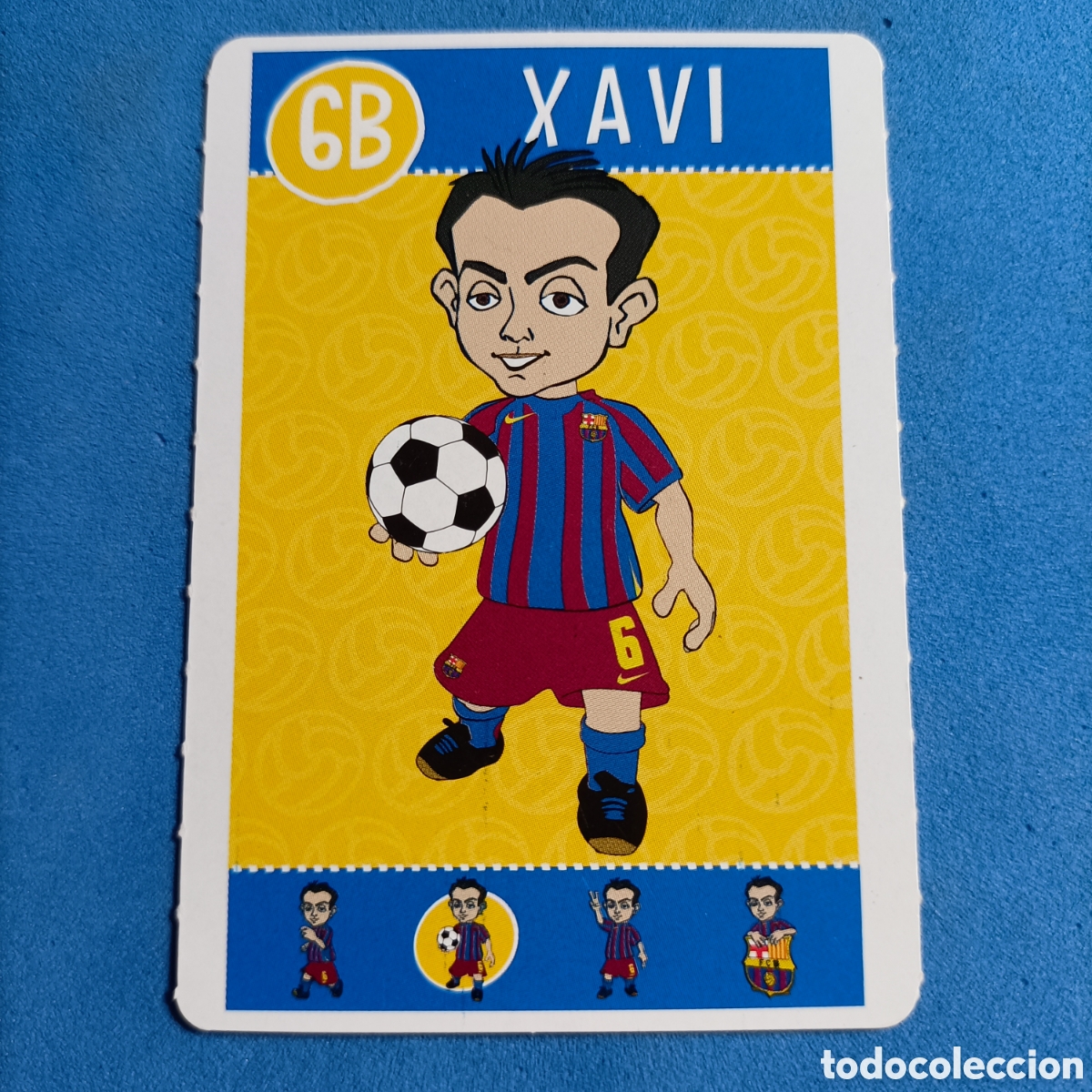 Cromos de f&uacute;tbol: CARTA BAR&Ccedil;A TOONS. #6B XAVI - Foto 1