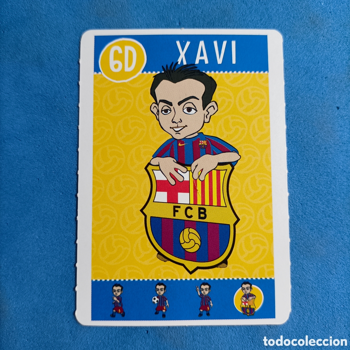 Cromos de f&uacute;tbol: CARTA BAR&Ccedil;A TOONS. #6D XAVI - Foto 1