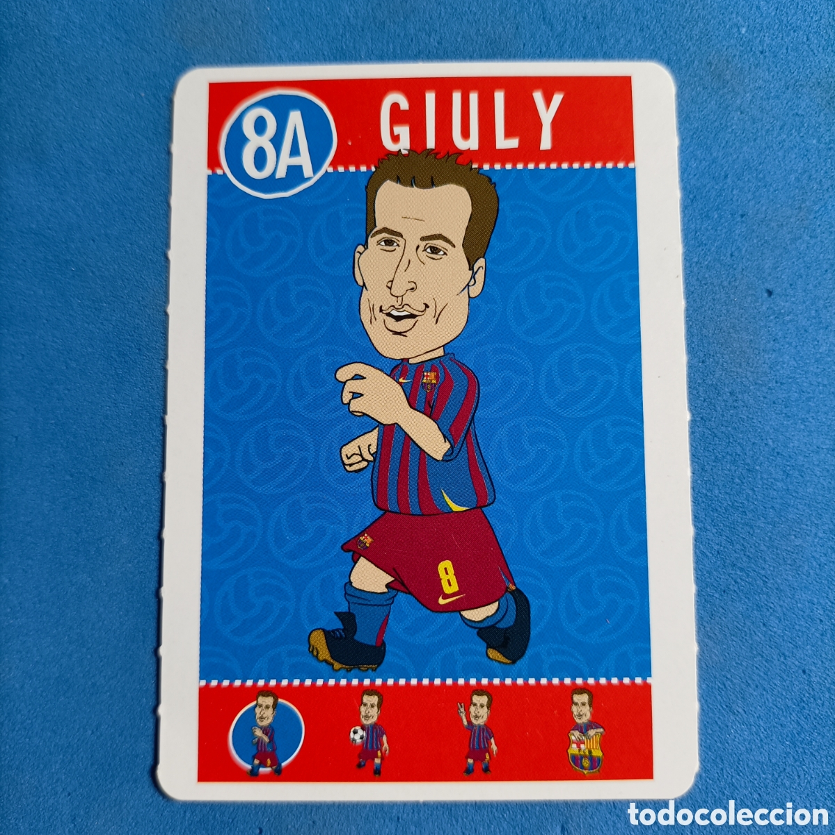 Cromos de f&uacute;tbol: CARTA BAR&Ccedil;A TOONS. #8A GIULY - Foto 1