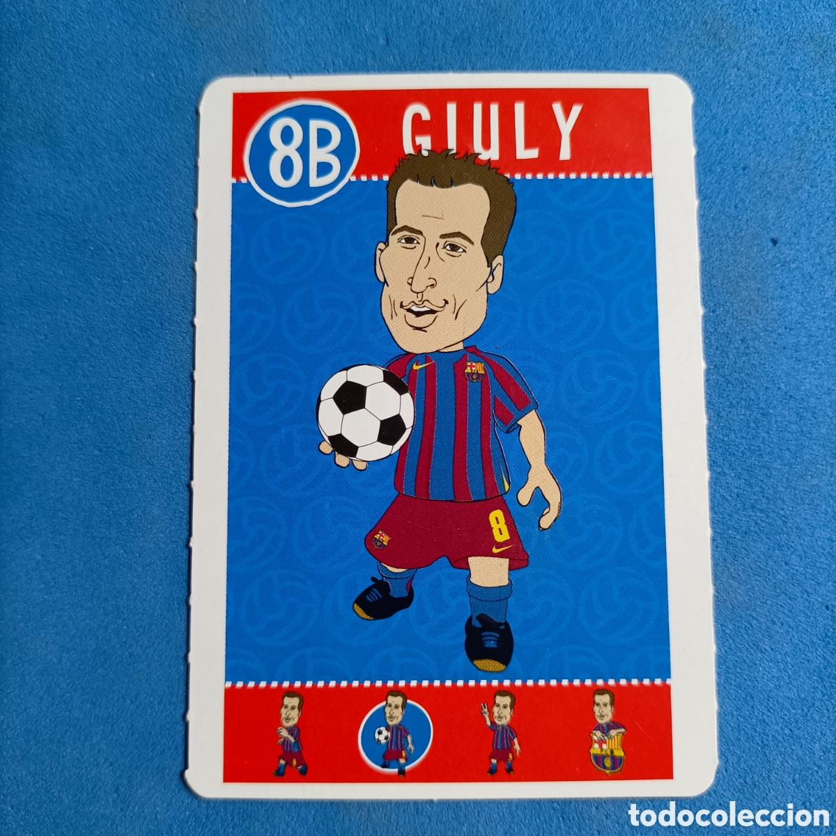 Cromos de f&uacute;tbol: CARTA BAR&Ccedil;A TOONS. #8B GIULY - Foto 1