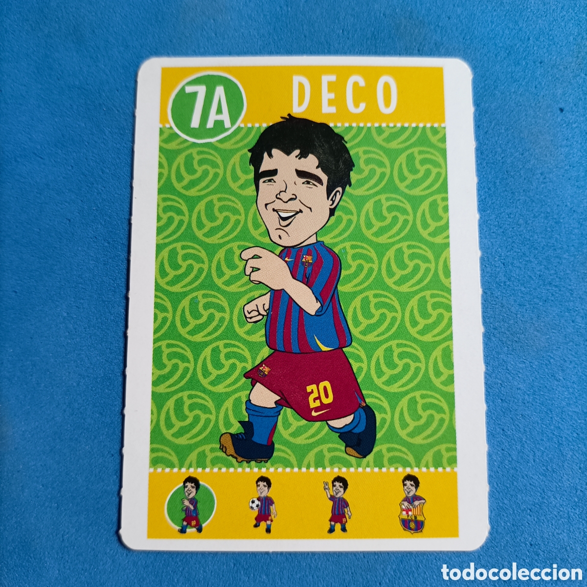 Cromos de f&uacute;tbol: CARTA BAR&Ccedil;A TOONS. #7A DECO - Foto 1