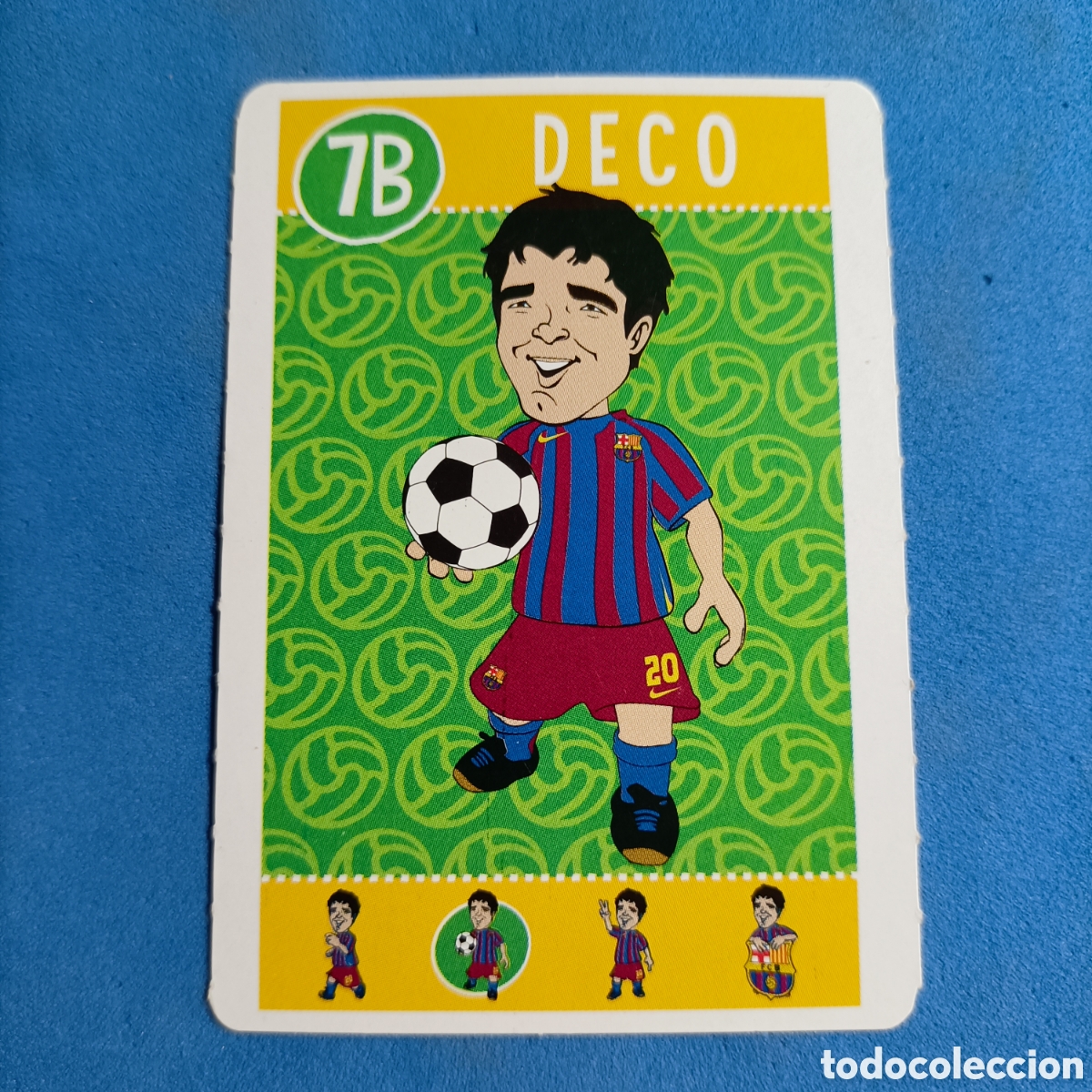 Cromos de f&uacute;tbol: CARTA BAR&Ccedil;A TOONS. #7B DECO - Foto 1