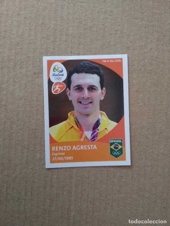 Cromos de F&uacute;tbol: 105 RENZO AGRESTA ESGRIMA CROMO JJOO RIO 2016 JUEGOS OL&Iacute;MPICOS EQUIPO TEAM BRASIL