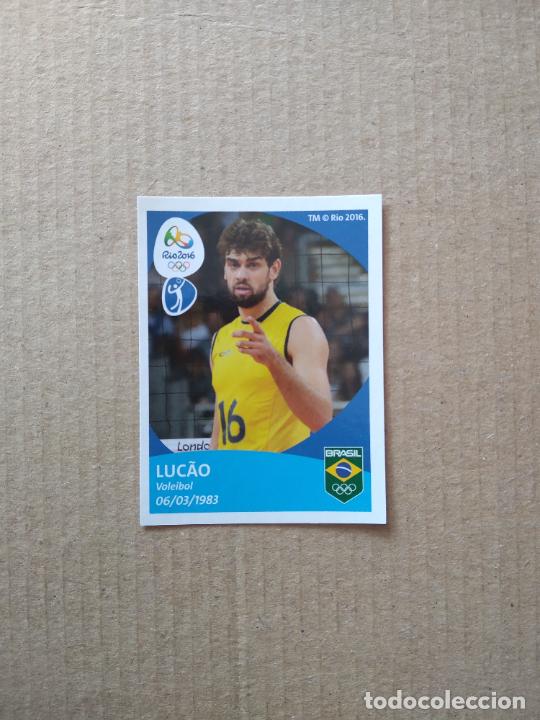Fu&szlig;ball-Sticker: 259 LUCAO VOLEIBOL CROMO JJOO RIO 2016 JUEGOS OL&Iacute;MPICOS EQUIPO TEAM BRASIL