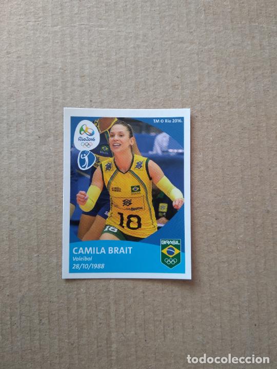 Fu&szlig;ball-Sticker: 261 CAMILA BRAIT VOLEIBOL CROMO JJOO RIO 2016 JUEGOS OL&Iacute;MPICOS EQUIPO TEAM BRASIL