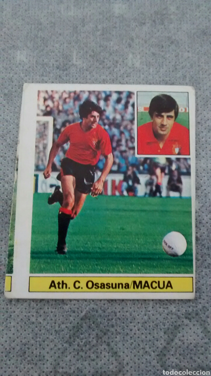 Cromos de f&uacute;tbol: 81 82 1981 1982 ESTE MACUA (A2) - Foto 1