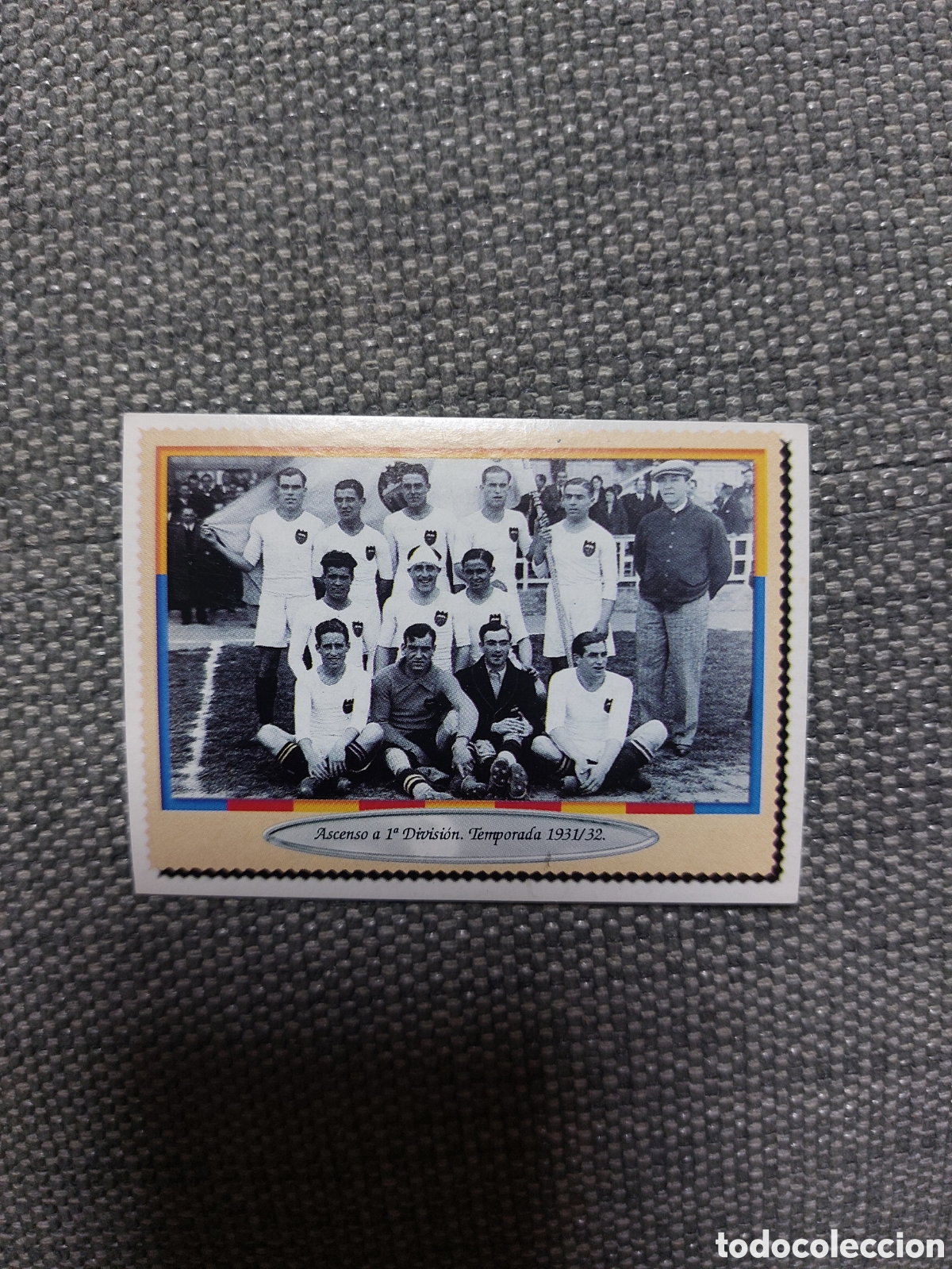 Fu&szlig;ball-Sticker: 1919 1996 VALENCIA CF 7 ASCENSO 1 DIVISI&Oacute;N 1931 1932 TODA SU HISTORIA EN CROMOS EDICIONES ESTE