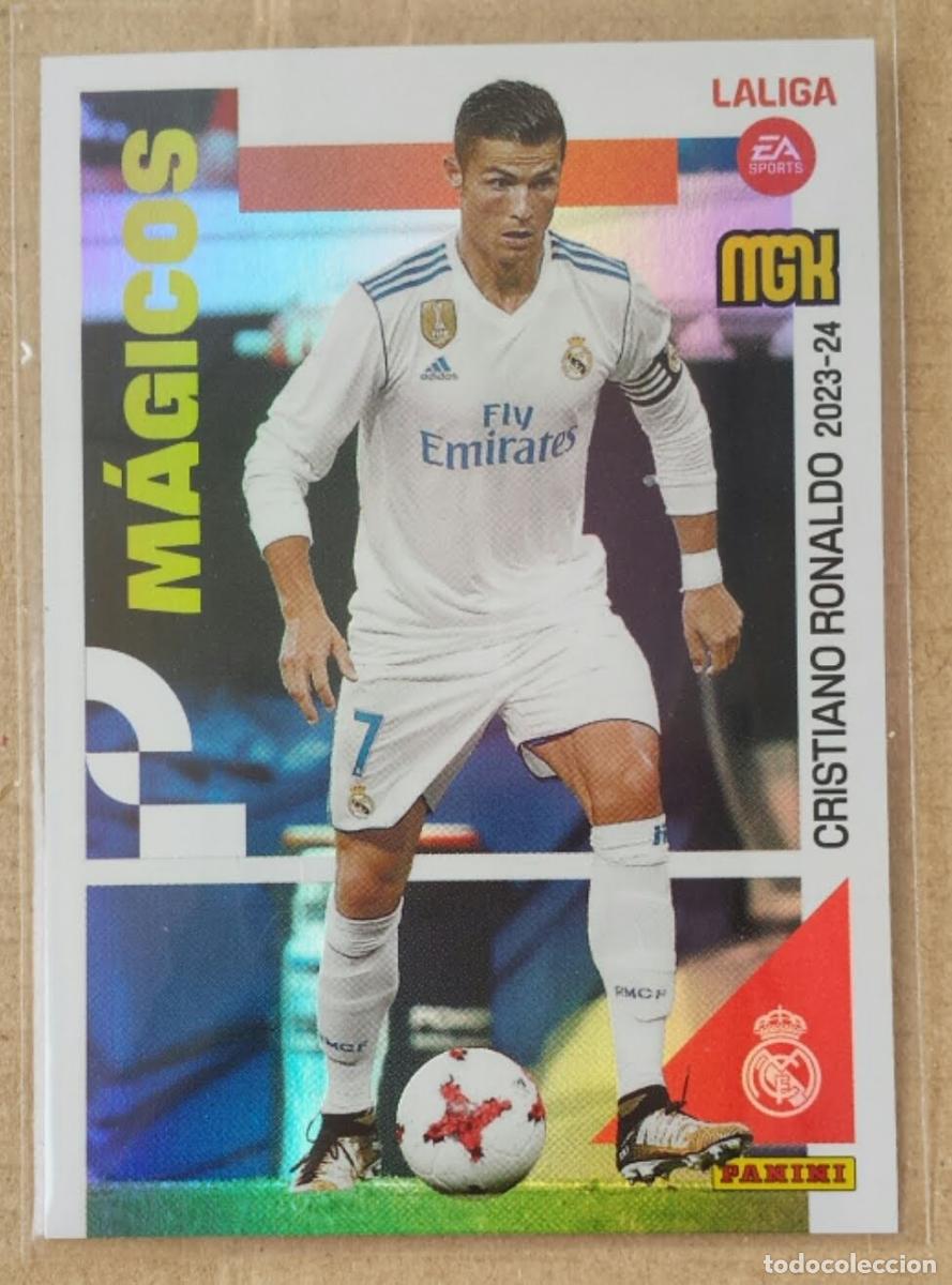 Cromos de f&uacute;tbol: CRISTIANO RONALDO M&Aacute;GICOS MEGA CRACKS 2023-24 - Foto 1