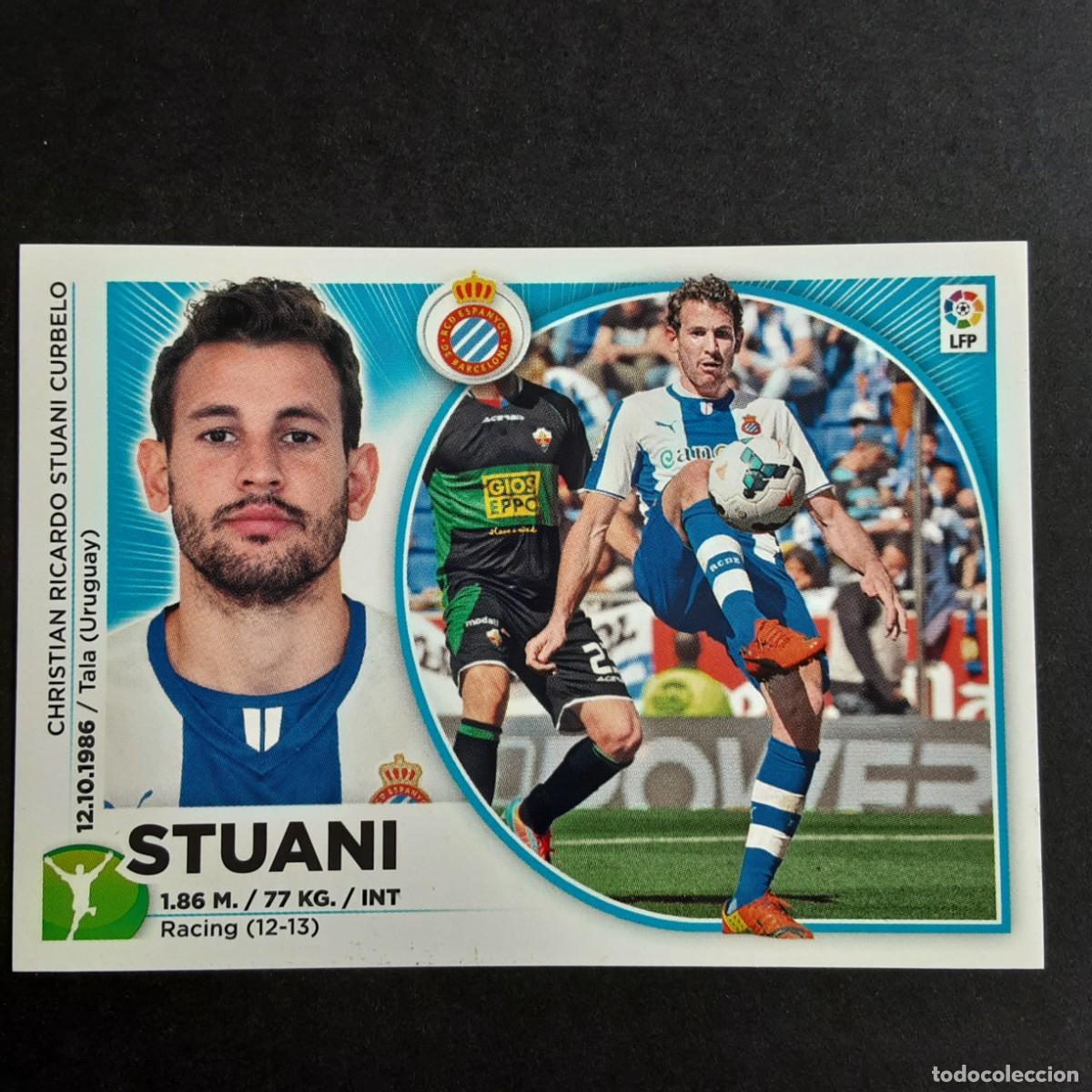 Cromos de f&uacute;tbol: CROMO LIGA 2014 2015 14 15 COLECCIONES ESTE PANINI N&ordm;17 STUANI-ESPANYOL NUNCA PEGADO