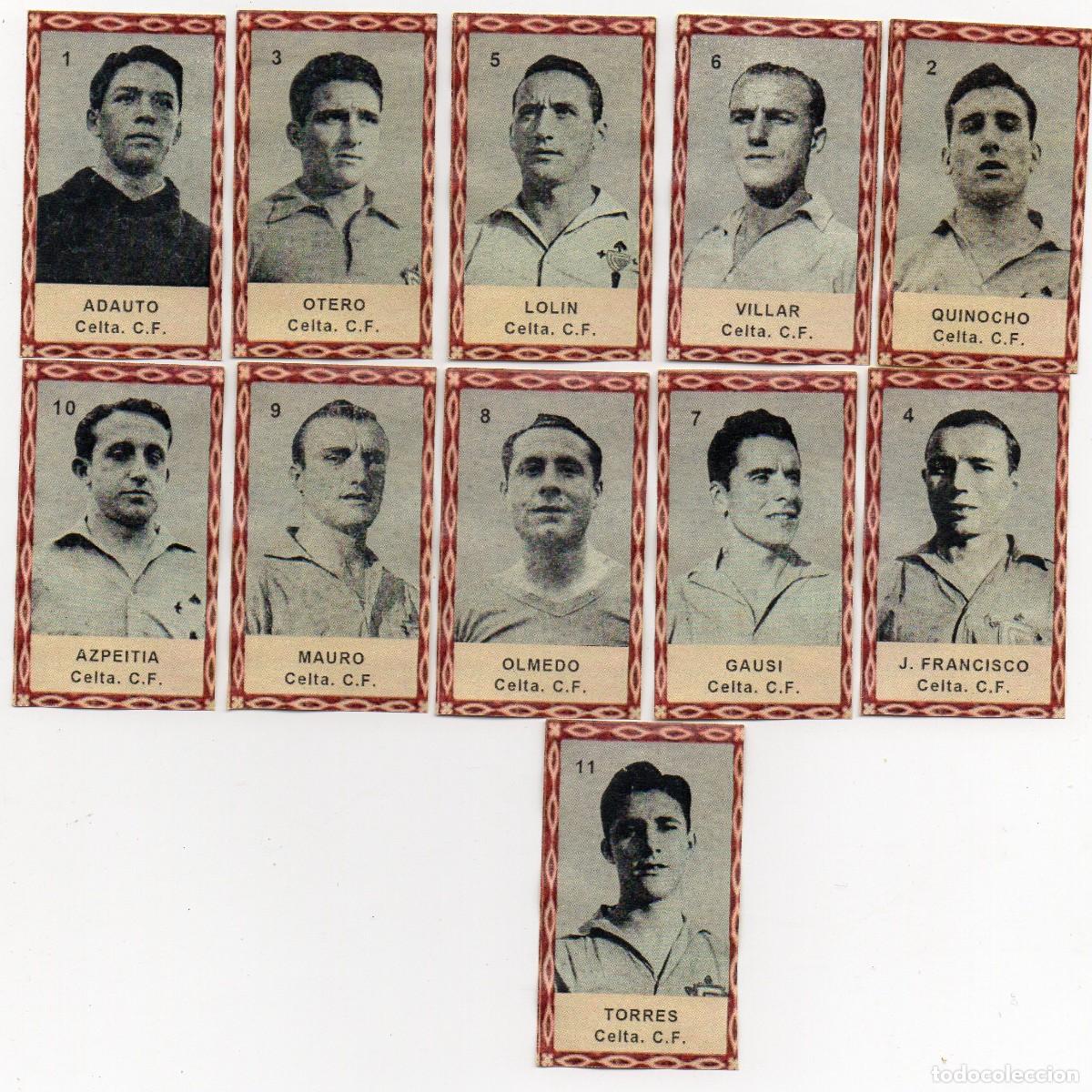 Cromos de Futebol: CELTA,1955, DE CHOCOLATES MARCO TONDA
