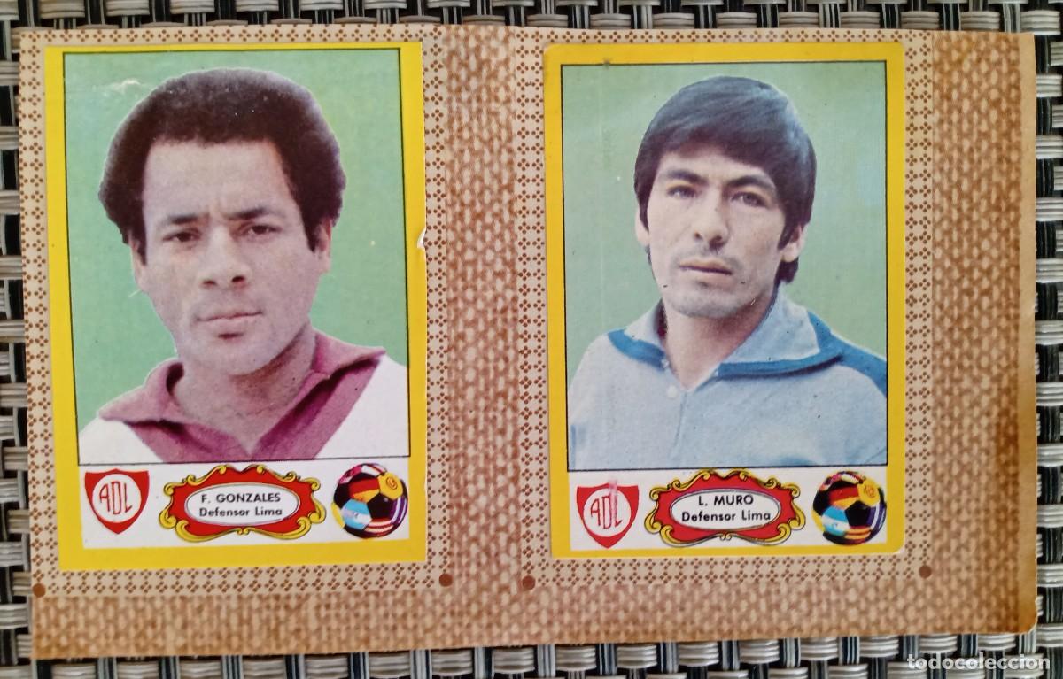 Cromos de f&uacute;tbol: Cromo Peru , Gonzales y Muro , Defensor Lima - Foto 1