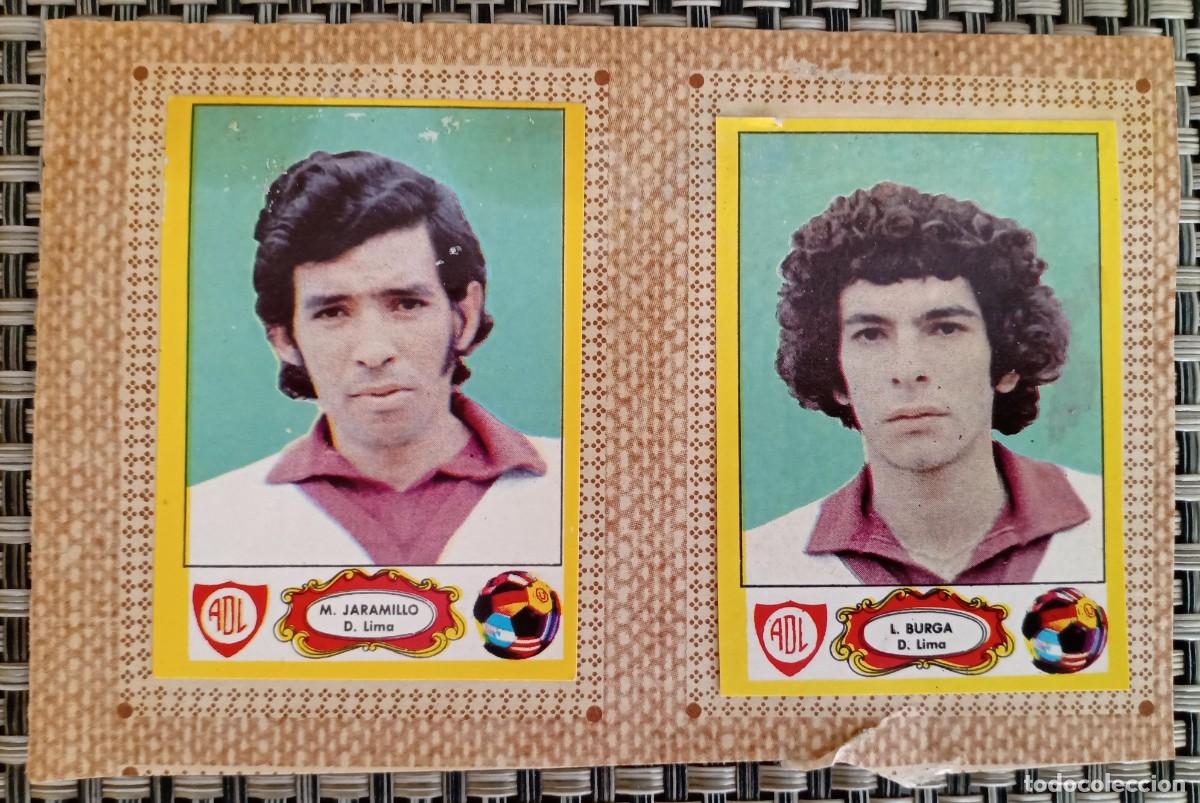 Cromos de f&uacute;tbol: Cromo Peru , Jaramillo y Burga , Defensor Lima - Foto 1