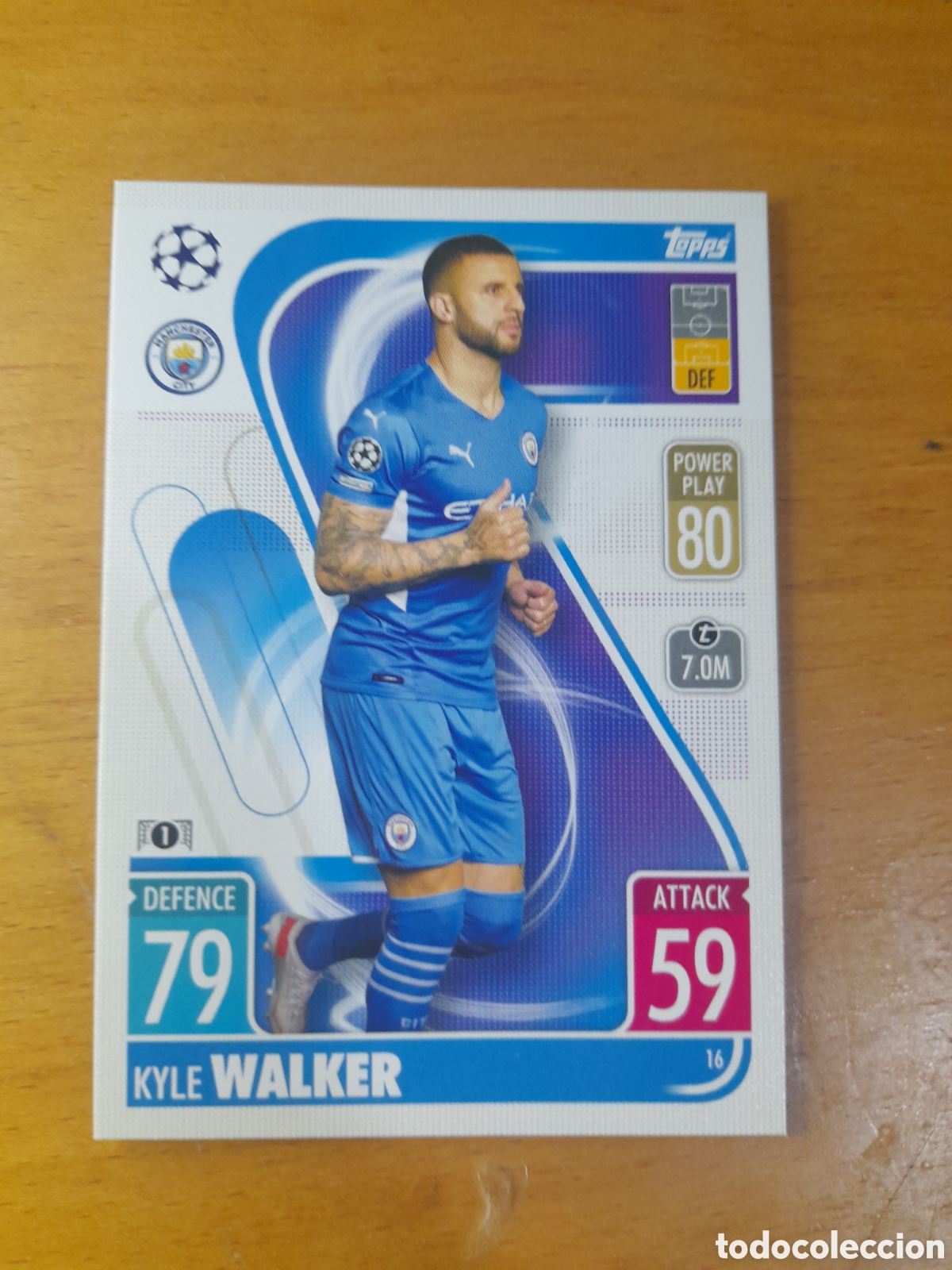 Cromos de f&uacute;tbol: N&deg;16 Walker Match Attax 2021/2022 - Foto 1