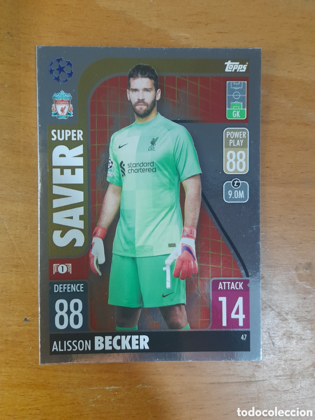 Cromos de f&uacute;tbol: N&deg;47 Becker Match Attax 2021/2022 - Foto 1