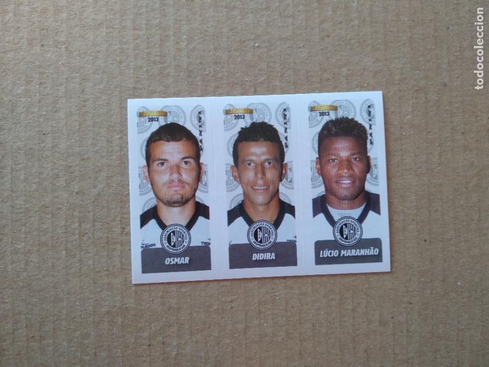 Cromos de F&uacute;tbol: 341 OSMAR DIDIRA LUCIO MARANHAO ASA ARAPIRAQUENSE CROMO PANINI LIGA BRASIL FUTBOL BRASILEIRO 2013