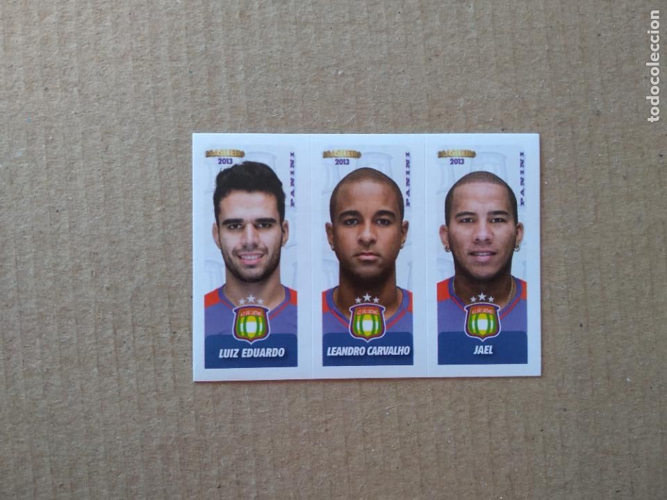 Football Stickers: 433 LUIZ EDUARDO LEANDRO CARVALHO JAEL SAO CAETANO CROMO PANINI LIGA BRASIL FUTBOL BRASILEIRO 2013