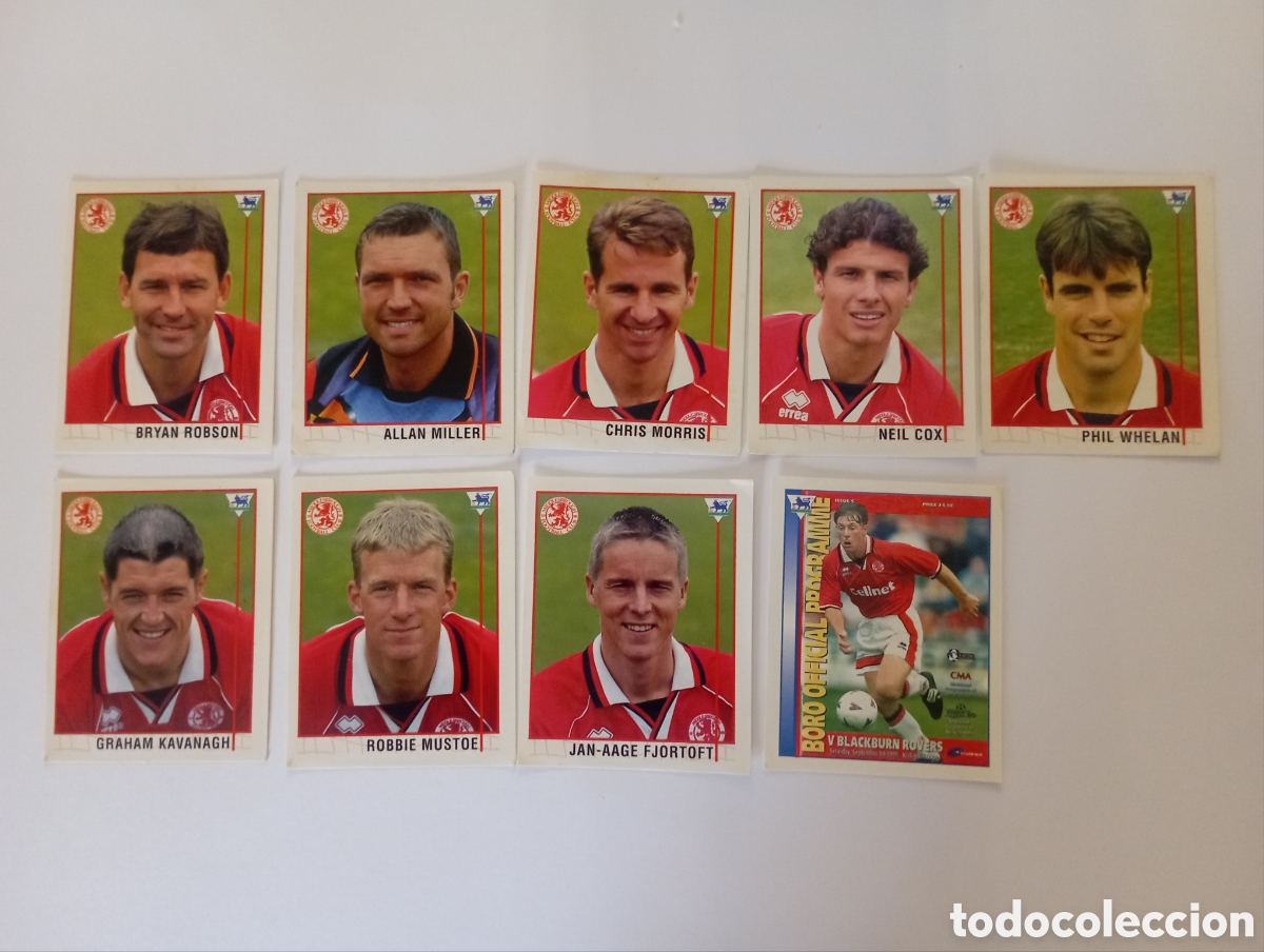 Cromos de f&uacute;tbol: MIDDLEBROUGH CROMOS PREMIERE LEAGUE TEMPORADA 95 96 MERLIN COLLECTION FUTBOL LIGA INGLESA