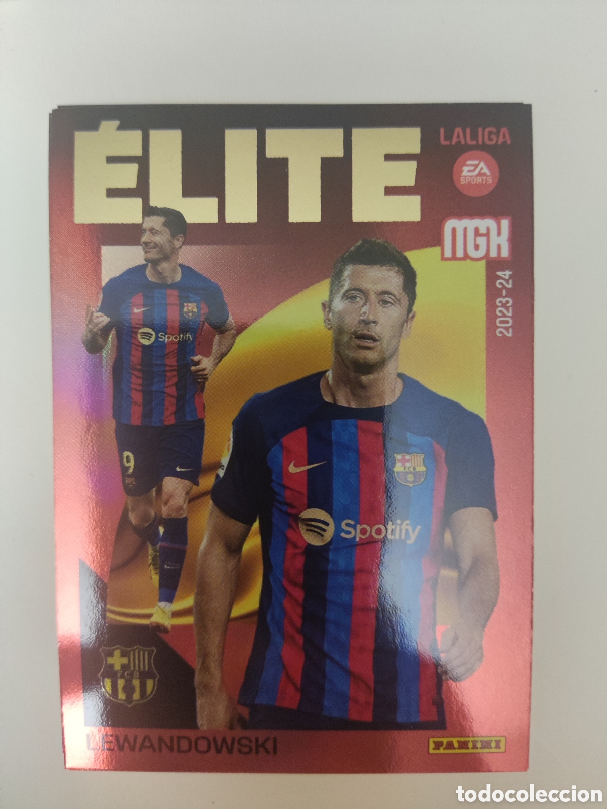 Cromos de f&uacute;tbol: 9 LEWANDOWSKI ELITE - MGK 23 24 - Foto 1