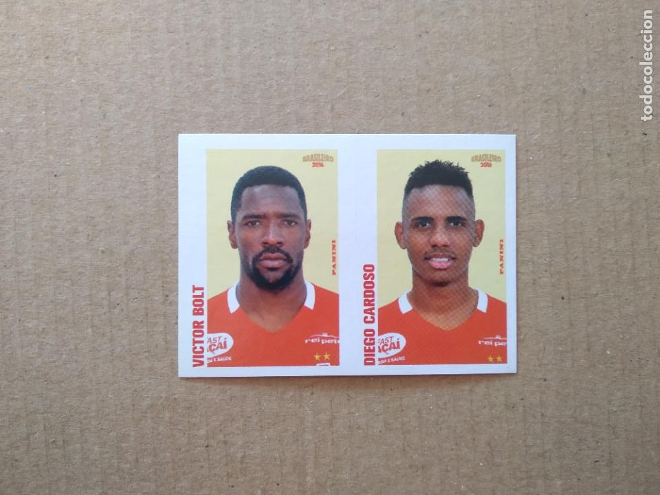 Fu&szlig;ball-Sticker: 439 VICTOR BOLT DIEGO CARDOSO VILA NOVA CROMO PANINI LIGA BRASIL FUTBOL BRASILEIRO 2016