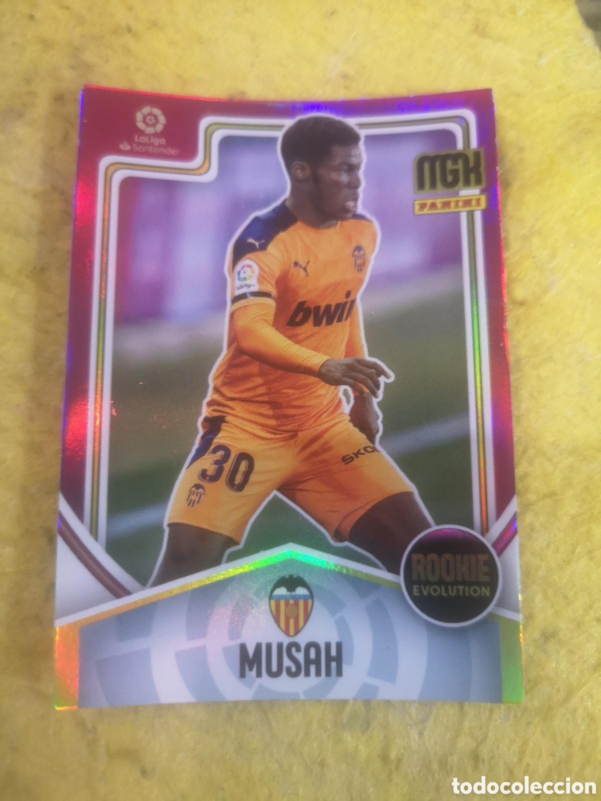 Cromos de f&uacute;tbol: MEGACRACKS 2021 2022 21 22 ROOKIE MUSAH VALENCIA