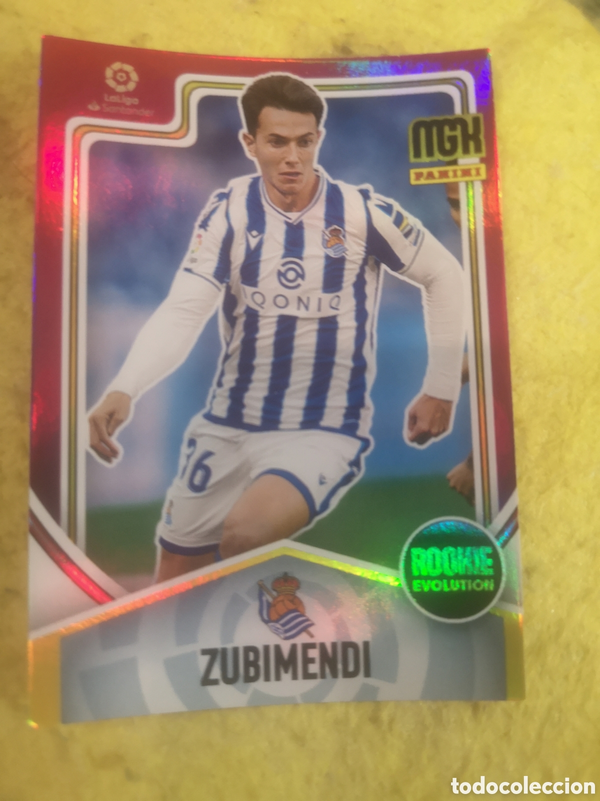 Cromos de f&uacute;tbol: MEGACRACKS 2021 2022 21 22 ROOKIE ZUBIMENDI REAL SOCIEDAD